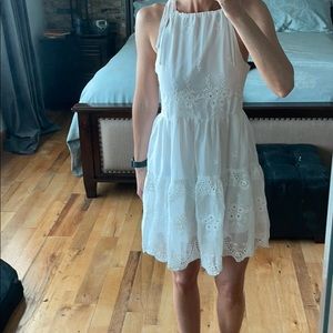 Vici white eyelet dress